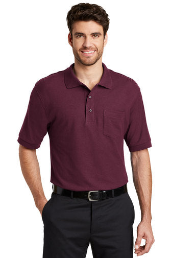 Port Authority® Silk Touch™ Polo with Pocket
