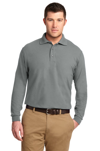 Port Authority® Silk Touch™ Long Sleeve Polo TALL