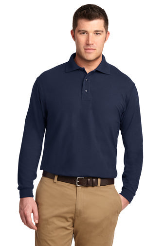 Port Authority® Silk Touch™ Long Sleeve Polo TALL