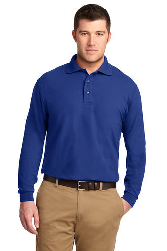 Port Authority® Silk Touch™ Long Sleeve Polo TALL