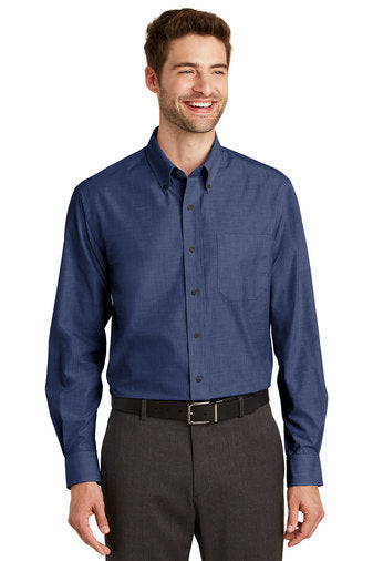 Port Authority® Crosshatch Easy Care Shirt