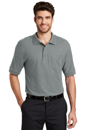 Port Authority® Silk Touch™ Polo with Pocket TALL