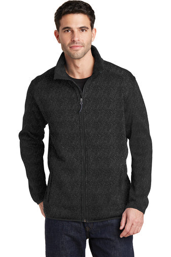 Port Authority® Sweater Fleece Jacket