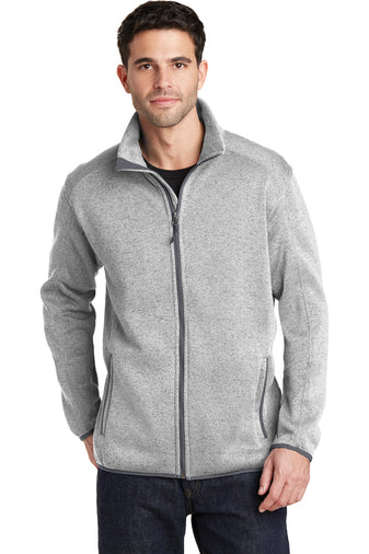Port Authority® Sweater Fleece Jacket