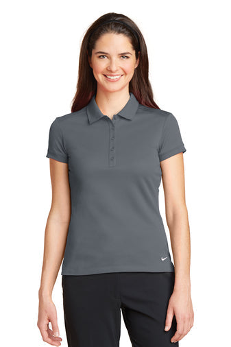 Nike Ladies Dri-FIT Solid Icon Pique Modern Fit Polo