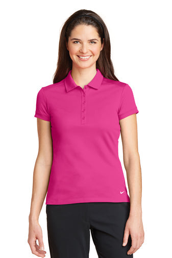 Nike Ladies Dri-FIT Solid Icon Pique Modern Fit Polo