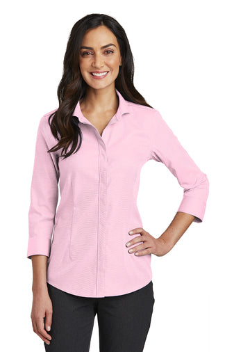 Red House® Ladies 3/4-Sleeve Nailhead Non-Iron Shirt