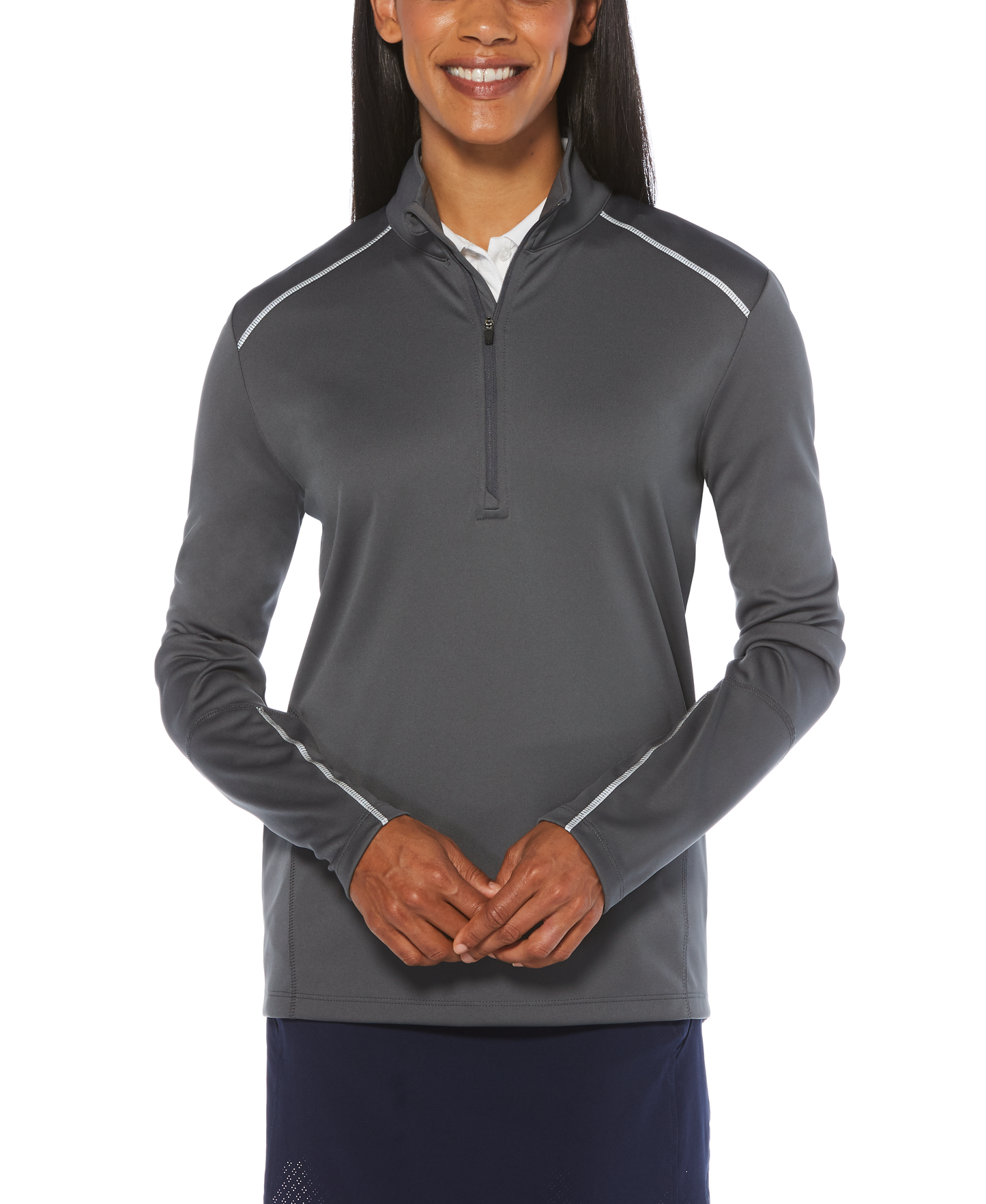 Callaway Ladies Reflective Stitch 1/4 Zip Pullover