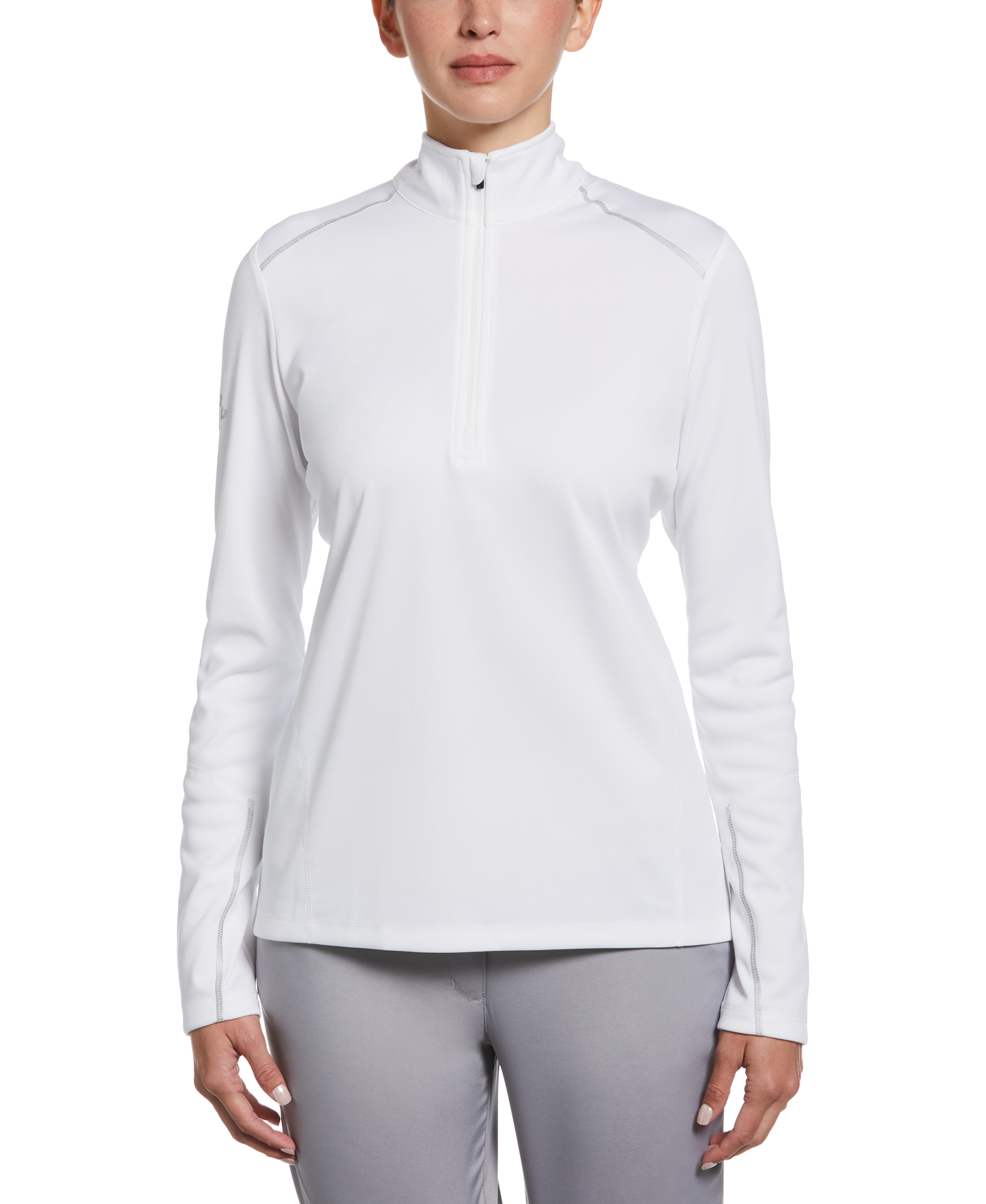 Callaway Ladies Reflective Stitch 1/4 Zip Pullover