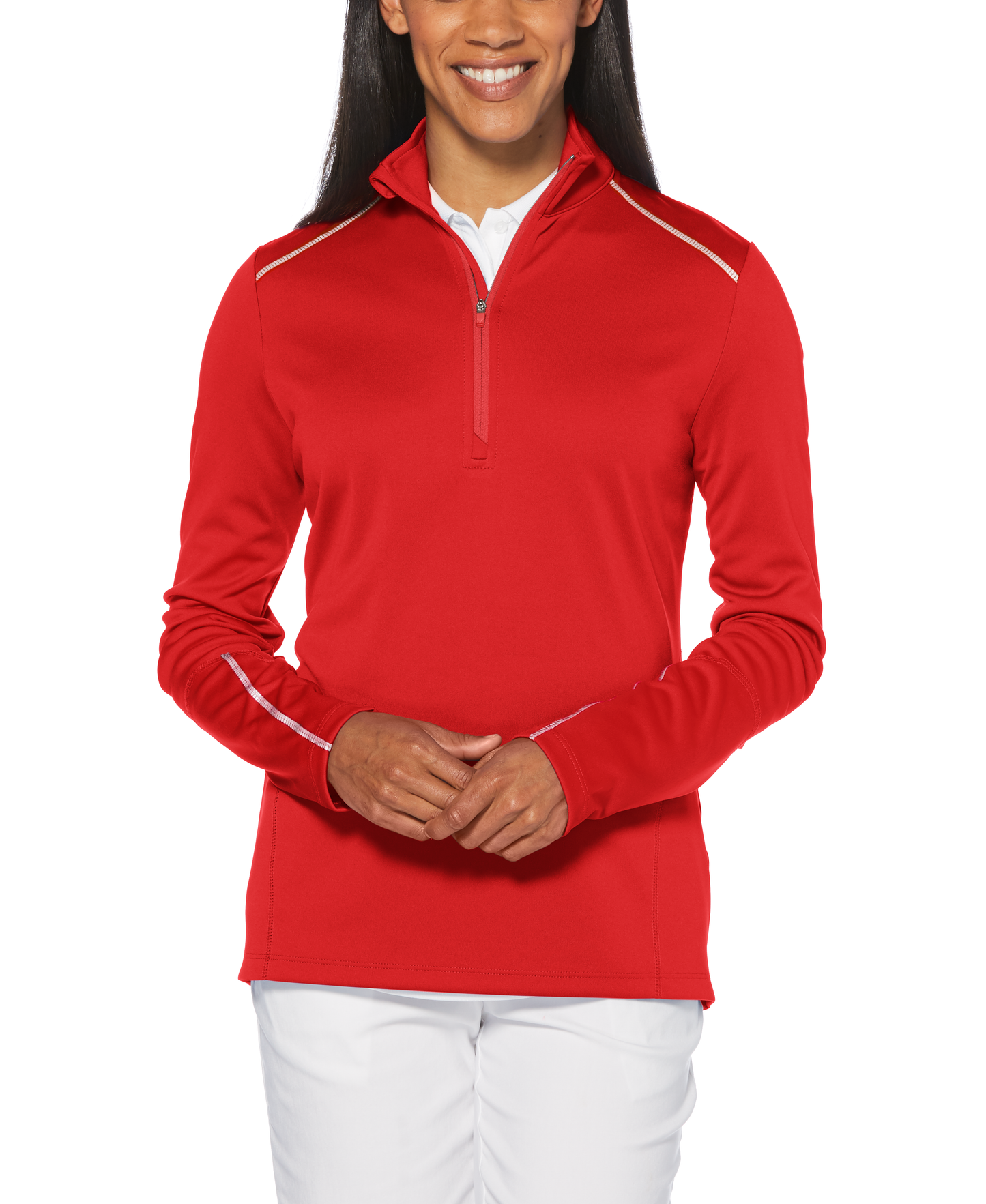 Callaway Ladies Reflective Stitch 1/4 Zip Pullover
