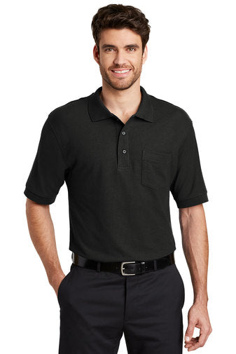 Port Authority® Silk Touch™ Polo with Pocket TALL