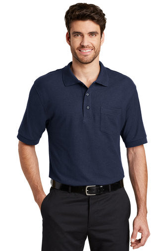 Port Authority® Silk Touch™ Polo with Pocket TALL