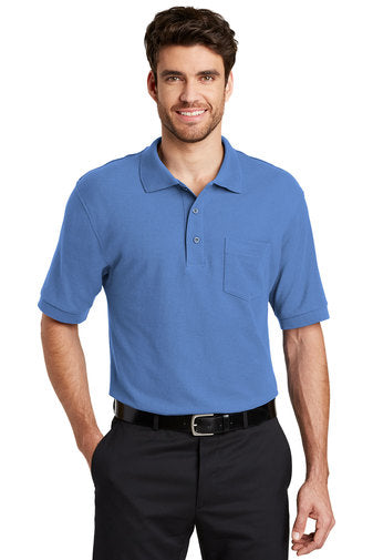 Port Authority® Silk Touch™ Polo with Pocket TALL