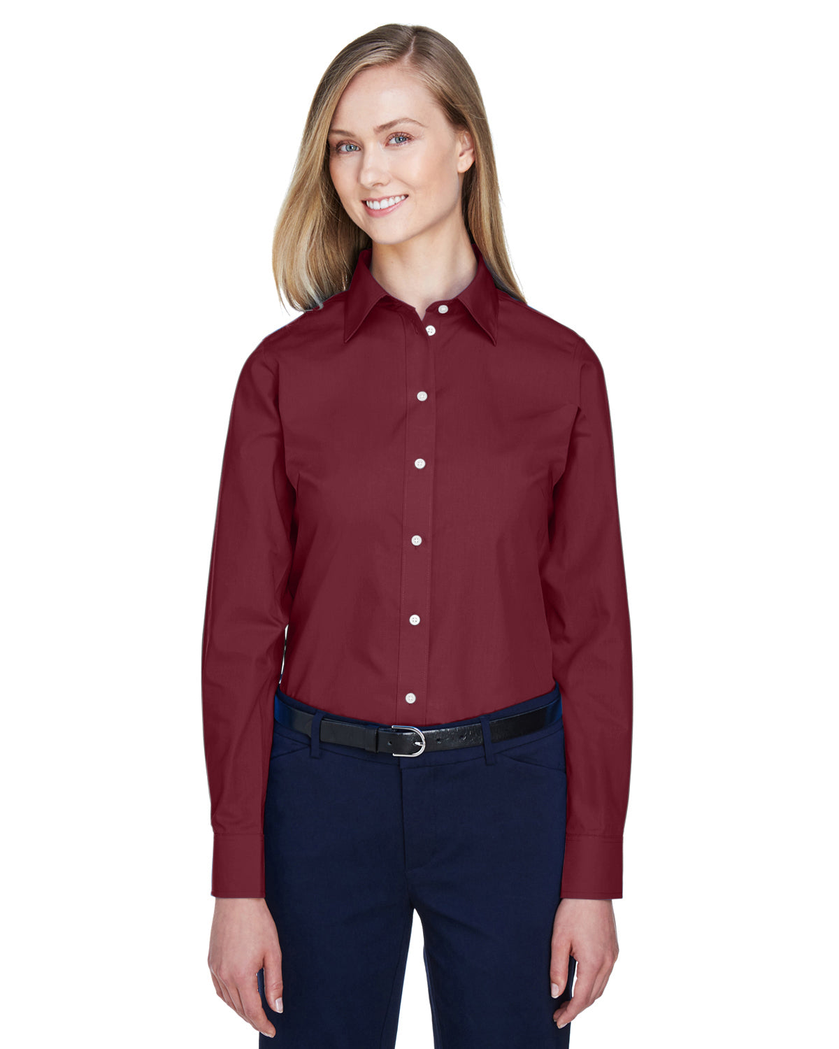 Devon & Jones Ladies' Crown Woven Collection™ Solid Broadcloth